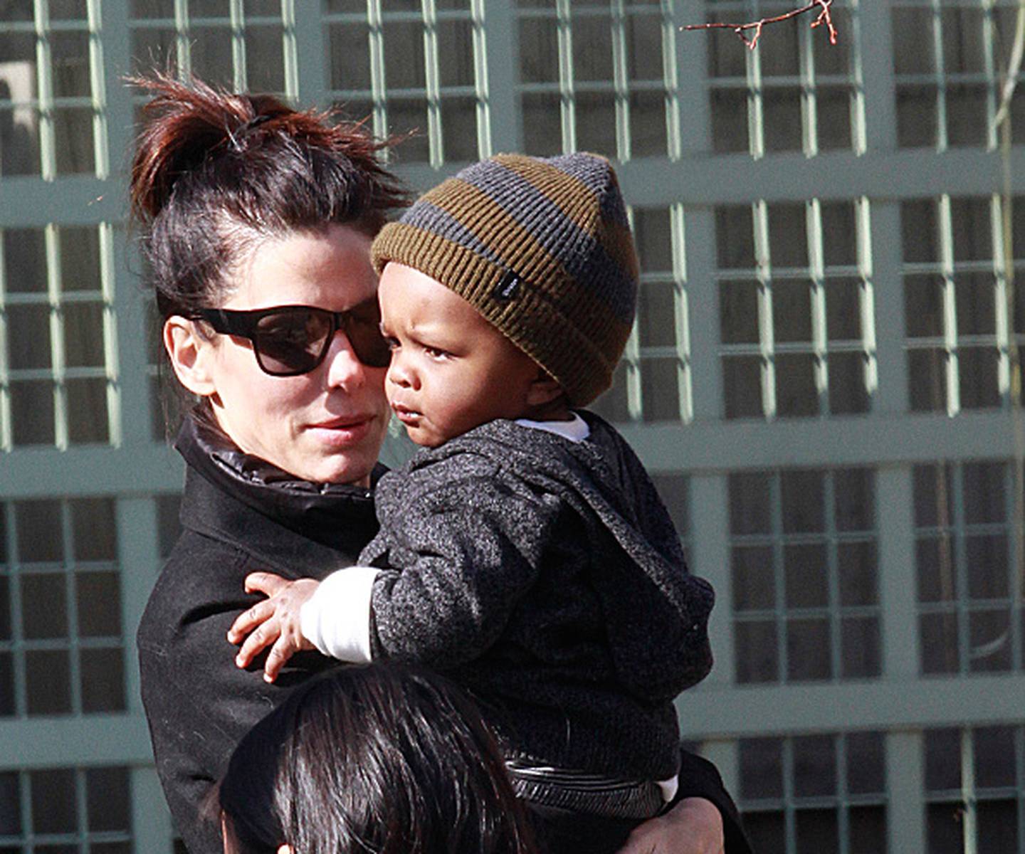 Sandra Bullock y su hijo