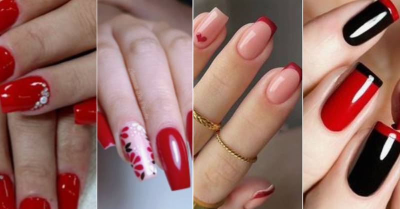 10 ideas de uñas rojas elegantes y rejuvenecedoras perfectas para usar todo el año