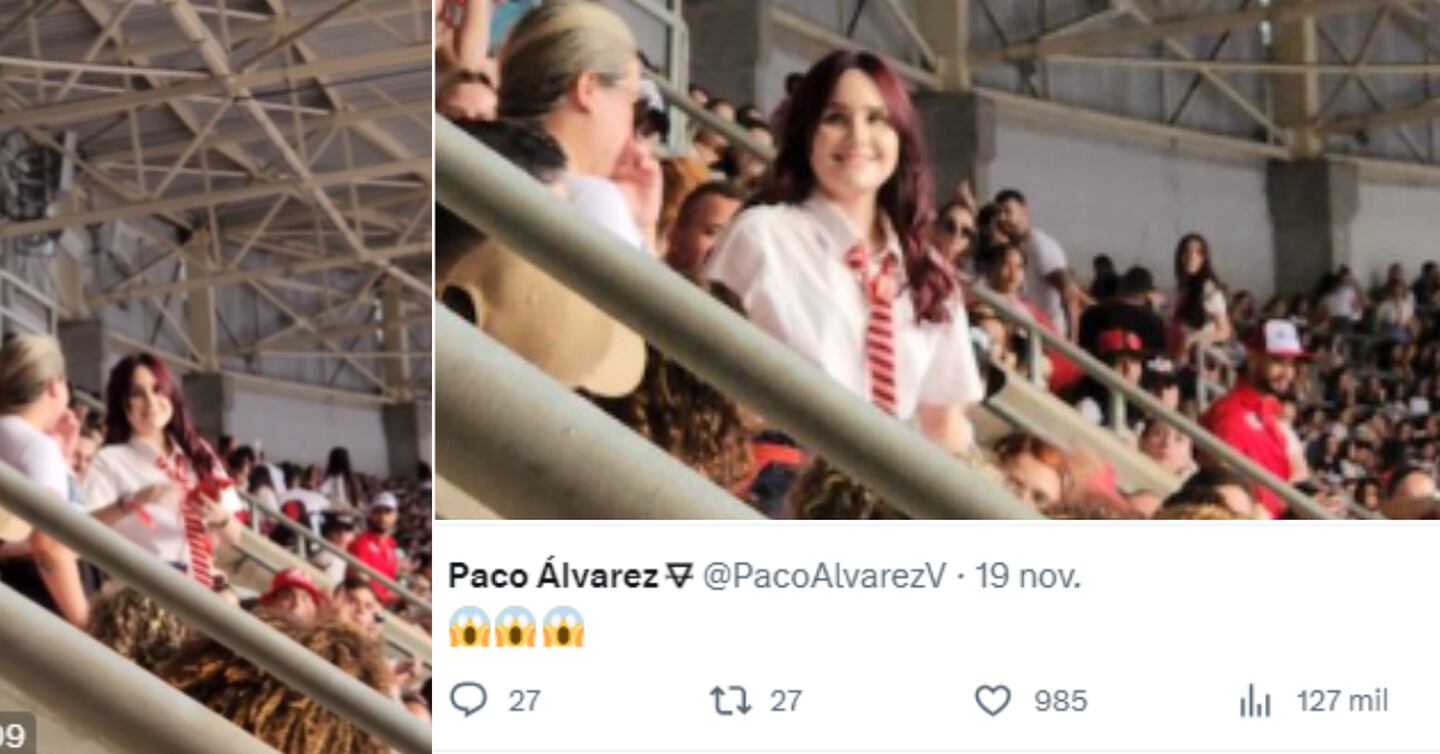 Dulce María tiene una asombrosa doble en Brasil y así reaccionó su esposo en las redes sociales