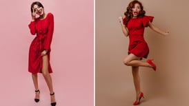 Cómo combinar un vestido rojo para triunfar esta Navidad con 6 trucos