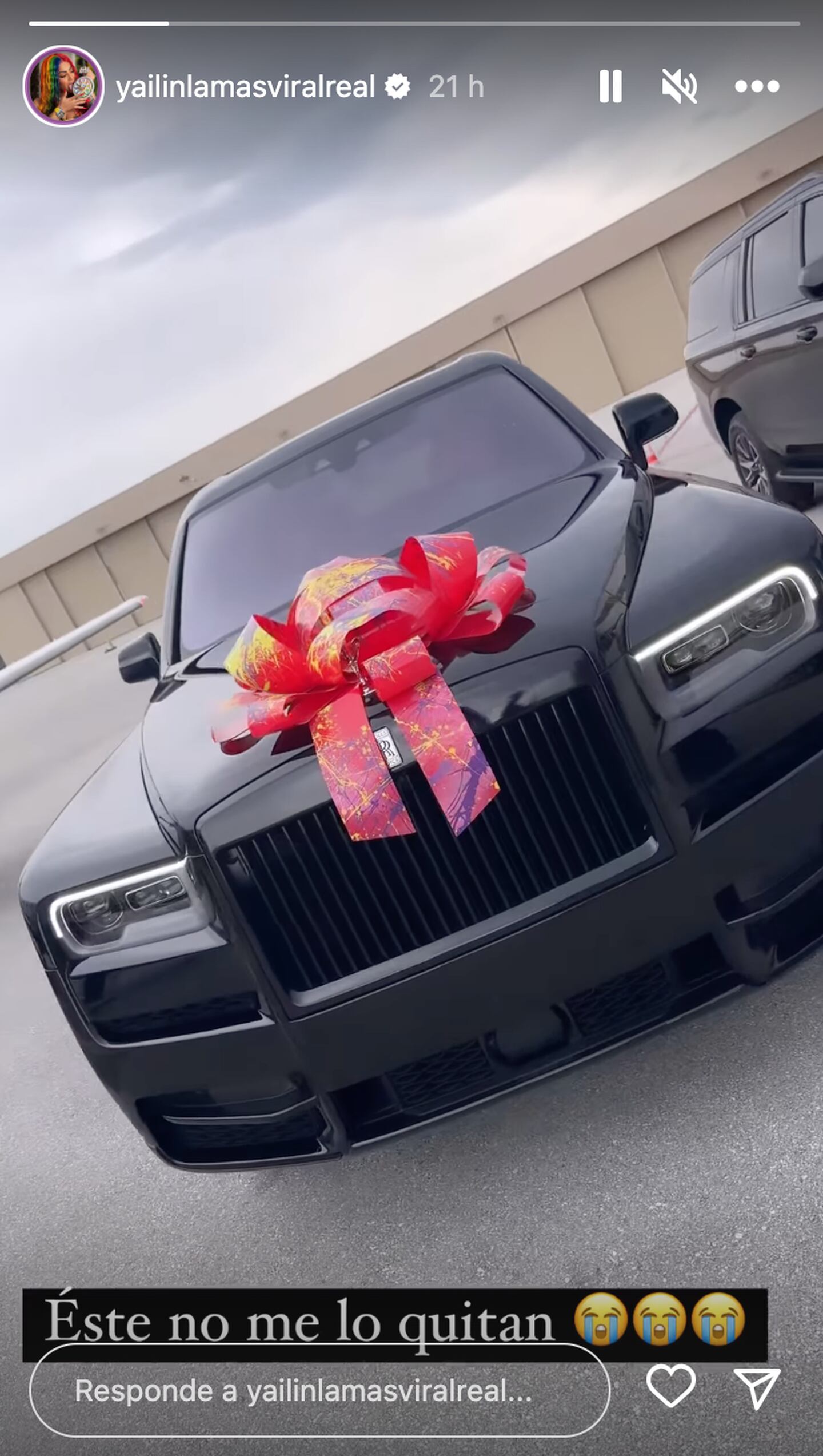 Tekashi 6ix9ine regala un Rolls-Royce Cullinan a Yailin la Más Viral