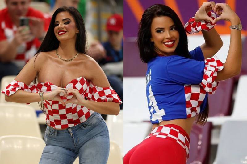 Ivana Knoll se robó las miradas y los corazones de los fans en Qatar 2022 I Getty Images / Instagram