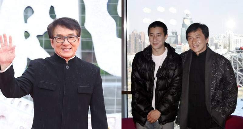 Jackie Chan y su hijo