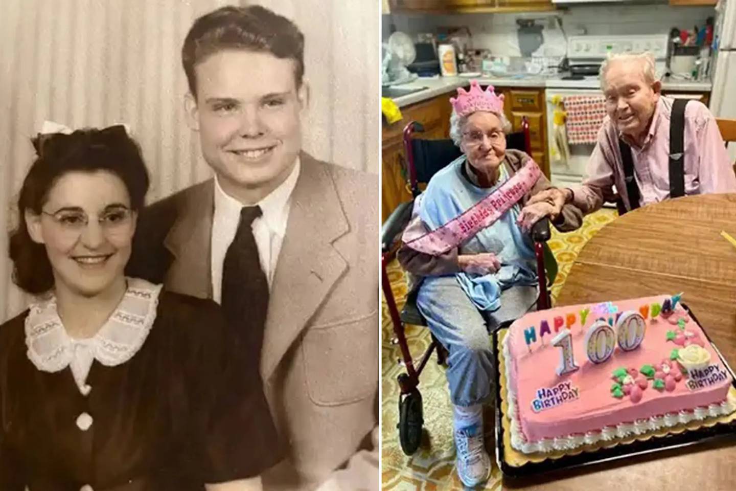 Esta pareja había celebrado los 79 años de casados y en julio cumplieron cada uno 100 años