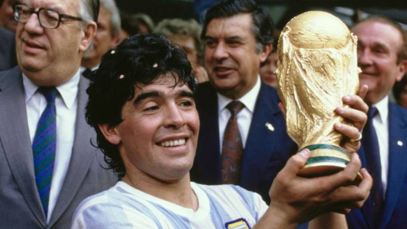Una foto de Maradona en el 86 habría pronosticado el título de Argentina en Qatar 2022.