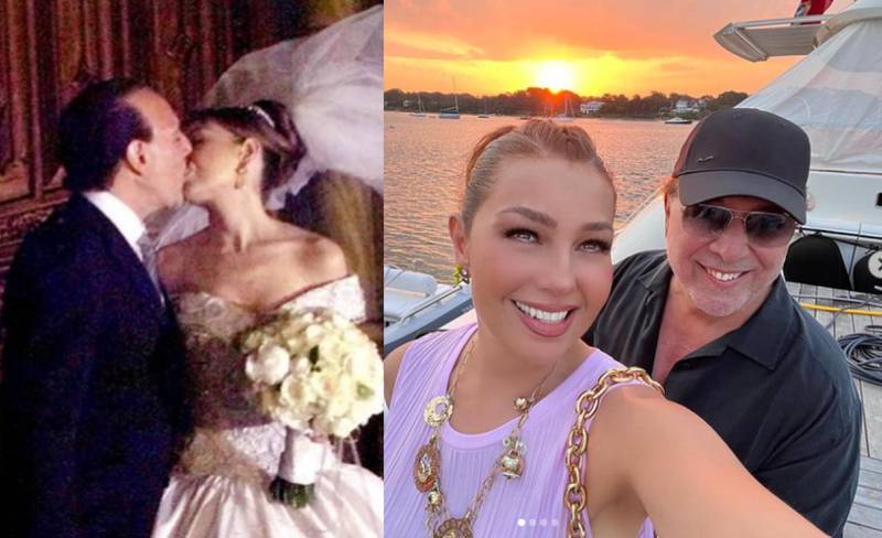 Thalía y Tommy Mottola han estado casados por 22 años