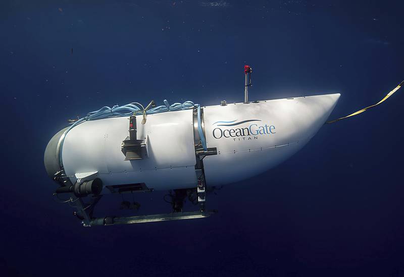 El sumergible Titán pertenecía a la compañía Oceangate (AP).
