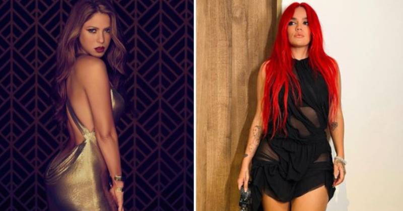 Comparan a Shakira y Karol G tras llevar el mismo vestido y muestran lo peor de la sociedad