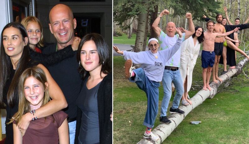 Bruce Willis y Demi Moore hijas
