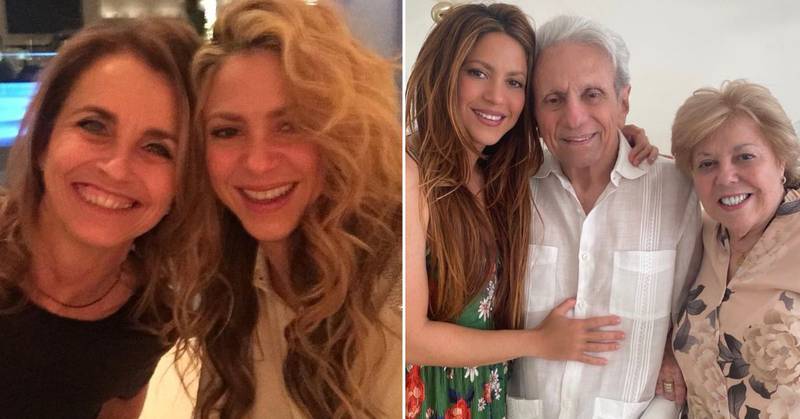Los internautas viralizaron un video donde la madre de Piqué hizo un grosero gesto a los padres de Shakira.