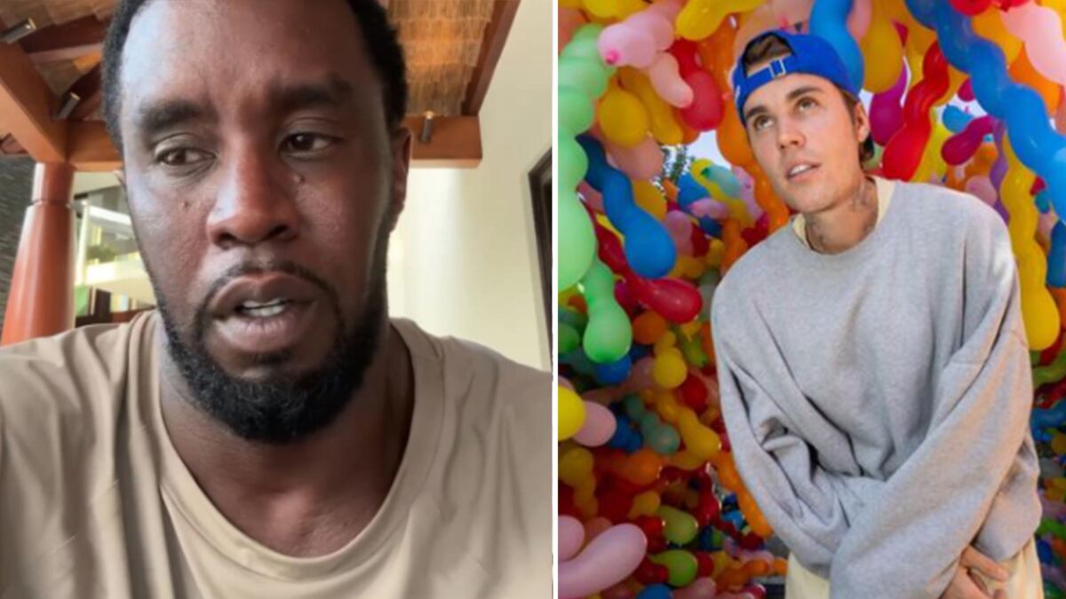 Sean Diddy Combs y Justin Bieber