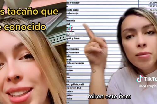 Tiktoker expuso al hombre más tacaño: utilizaba Excel para cobrar los gastos de las citas