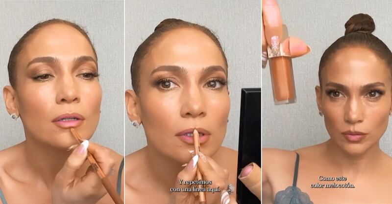 JLo muestra los trucos para unos labios gruesos sin bótox