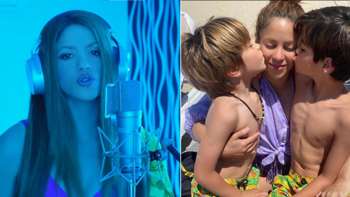 Shakira desbordó su dolor con su música.