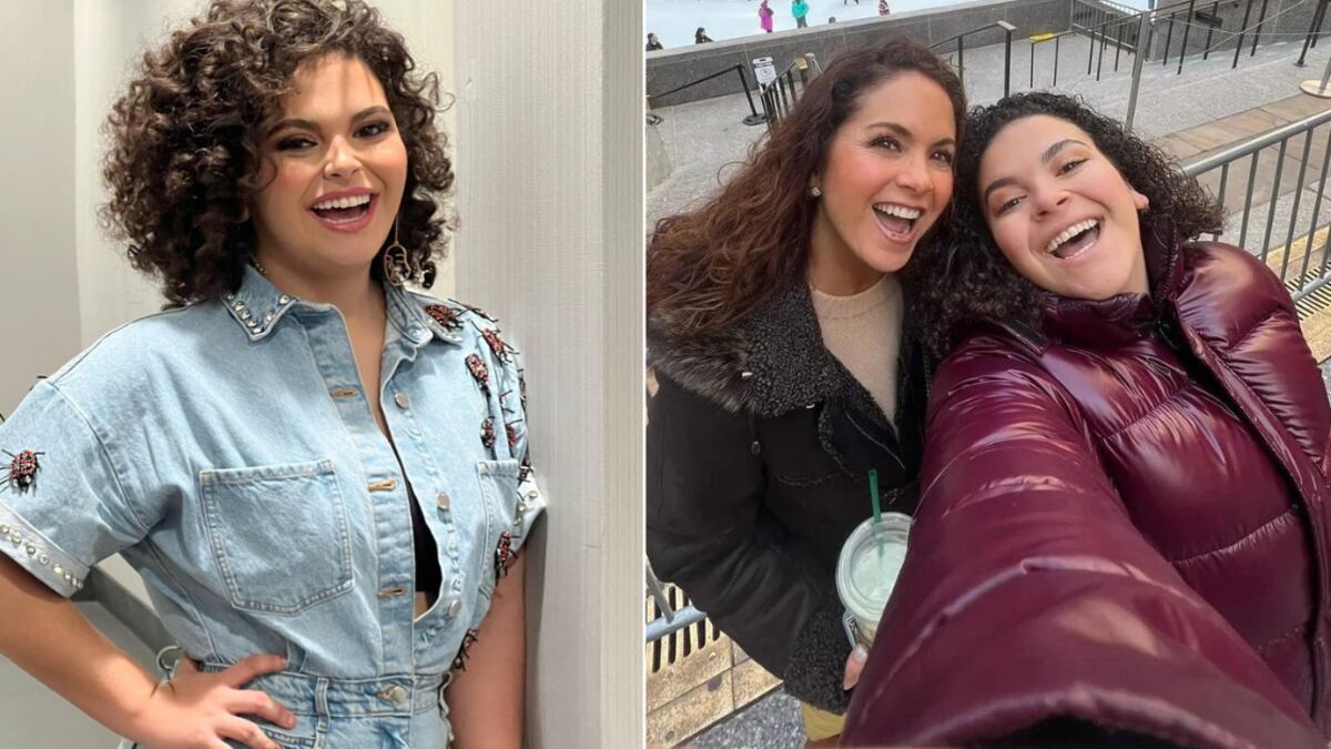 Lucero Mijares y su mamá