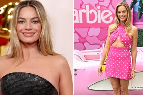 “Una embarazada real”, Margot Robbie presume su ‘baby bump’ en bikini negro y se lleva los halagos