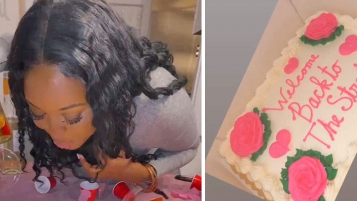 Una mujer en Cleveland, Ohio, Estados Unidos, celebró su soltería con un pastel