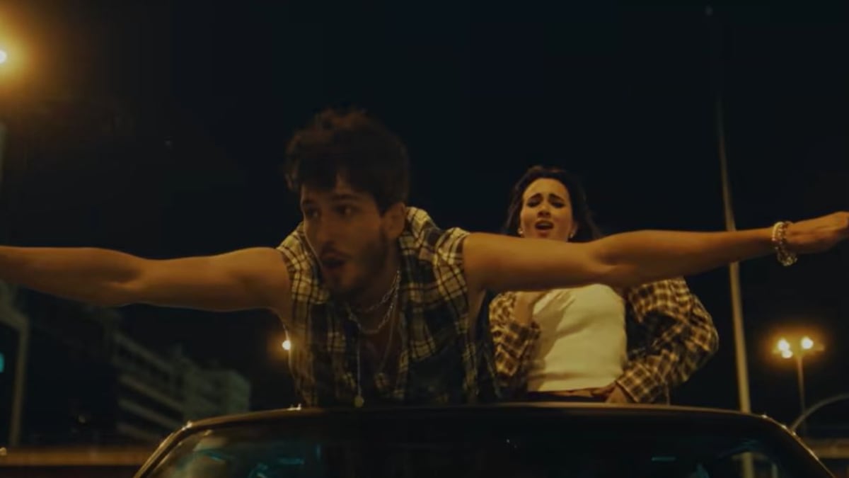 Sebastián Yatra no se perdió un segundo del último concierto de Aitana