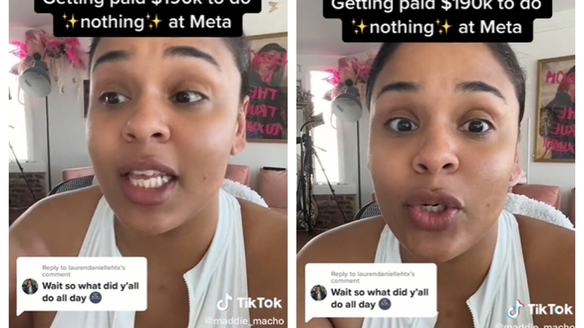 Joven reveló que, durante su trabajo en Meta, no hizo nada e igual cobró una fortuna