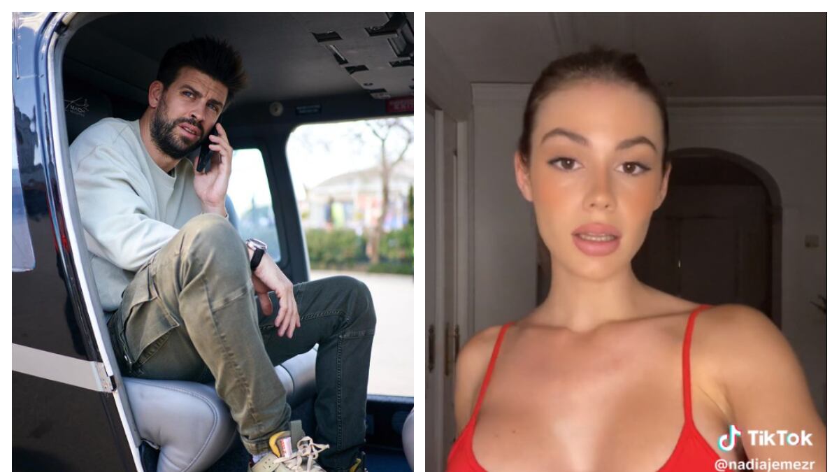 Nadia Jémez y Gerard Piqué