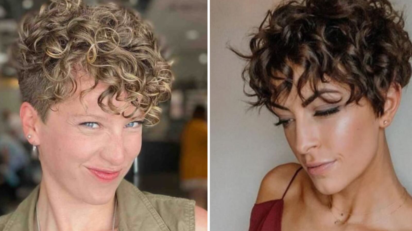 Cortes de pelo pixie con rulos