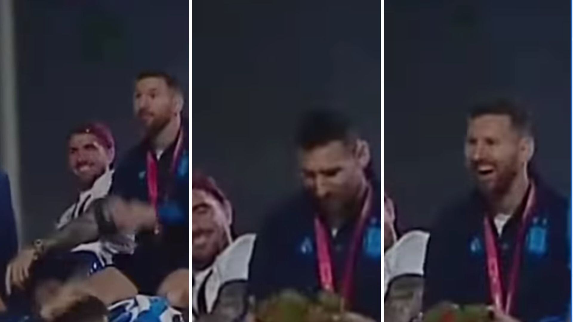 Messi recibió un insólito regalo durante las celebraciones de Argentina.