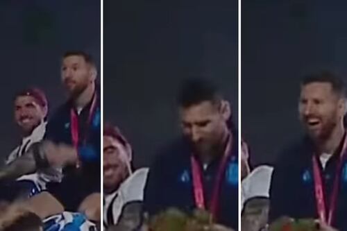 Messi recibió inesperado regalo que le recordó a Mbappé y lo hizo soltar la carcajada