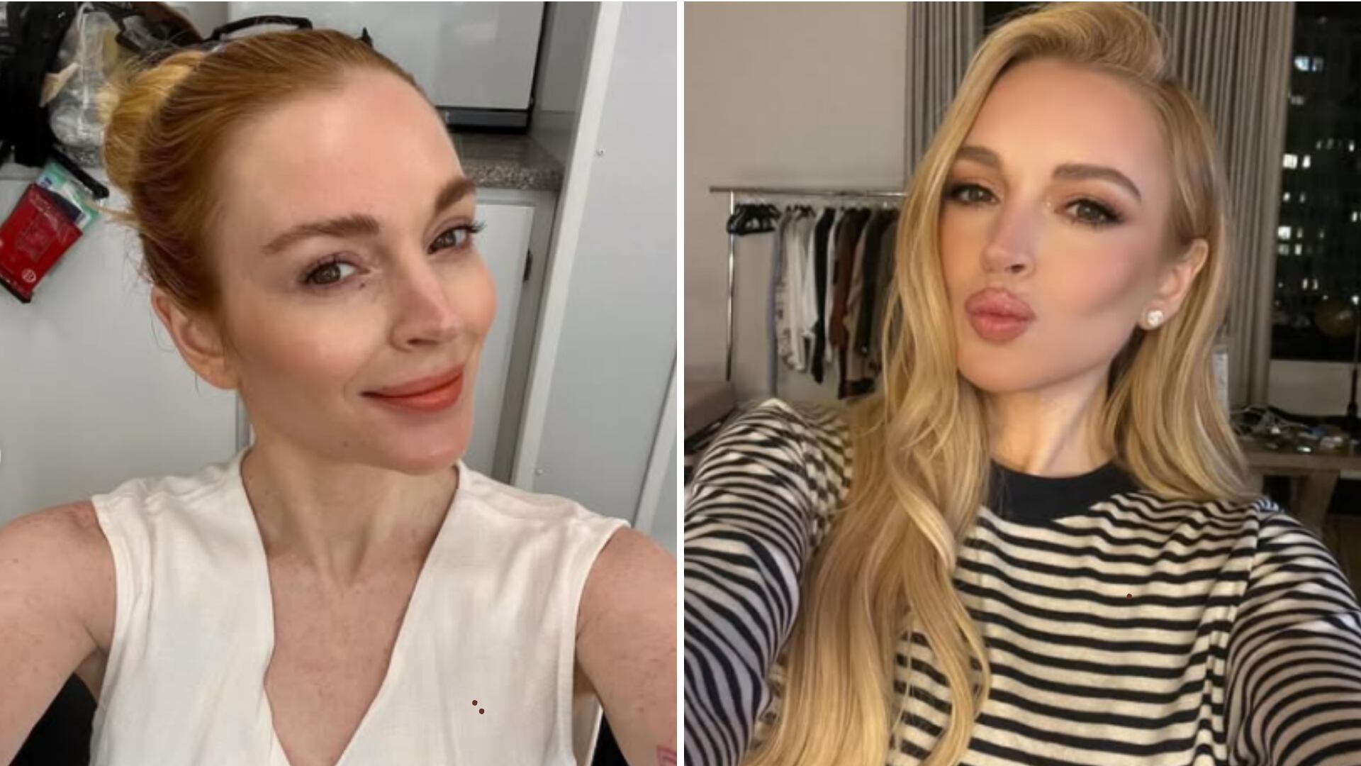 Lindsay Lohan regresó con un aspecto súper mejorado y que ha impactado a todos. Ahora mostró su rostro lavado y sorprendió.