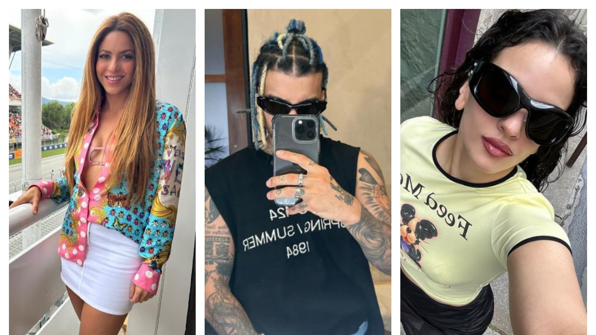 Shakira compartió las aguas de Puerto Rico con Rauw Alejandro y la gran ausente fue Rosalía