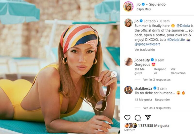 Jennifer López bikini