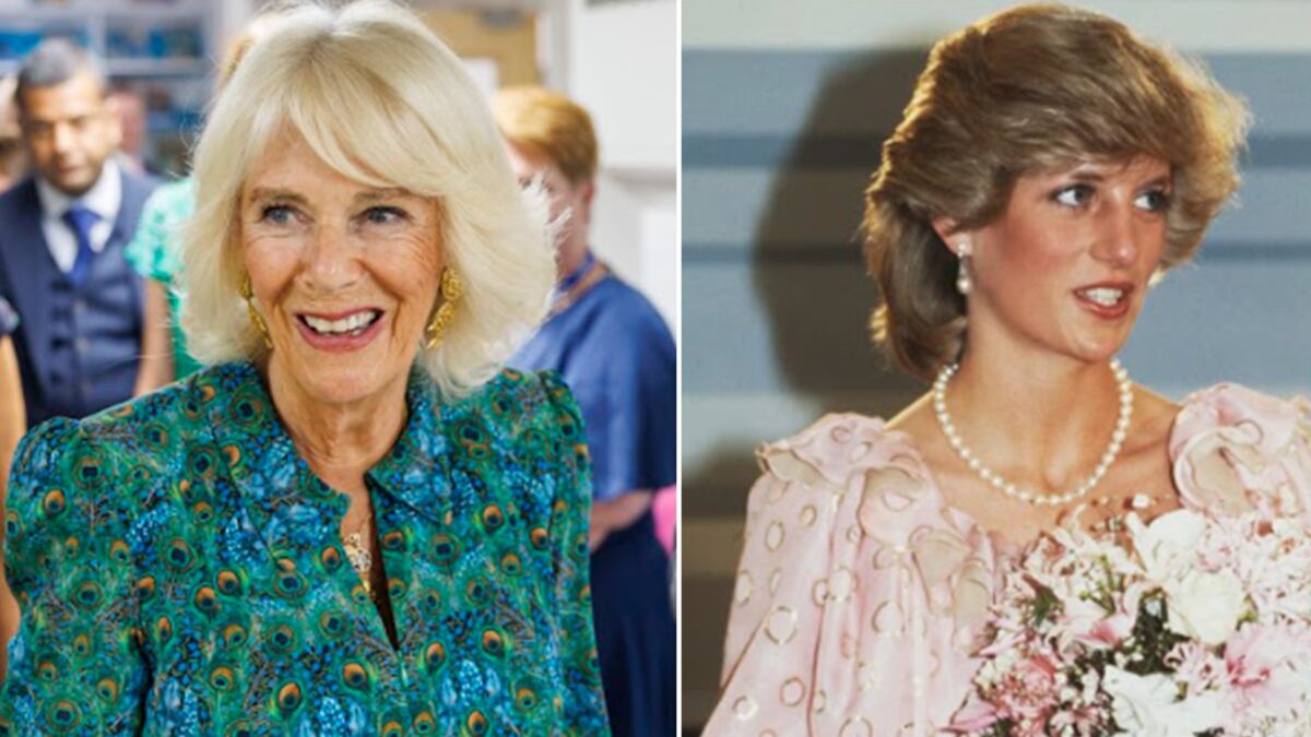 Camila Parker y Lady Di looks