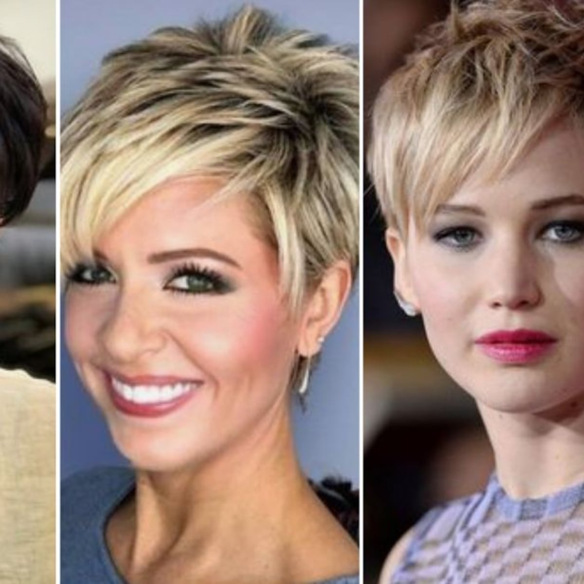 Para Señoras De 60 Años Pelo Corto Mujer Moderno Corto Para