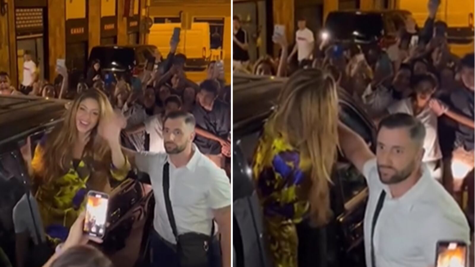 Guardaespaldas de Shakira capta la atención de todos.