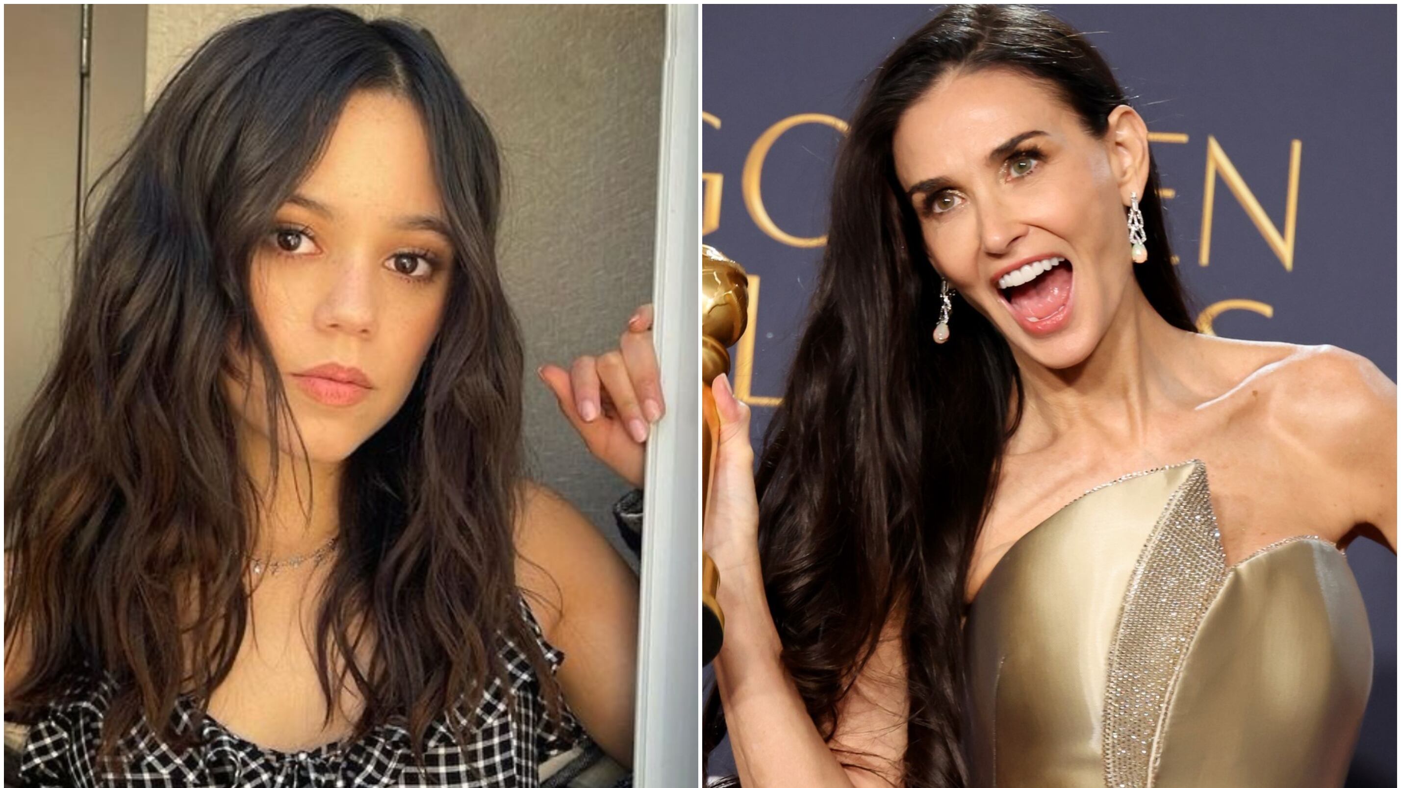 Jenna Ortega y Demi Moore