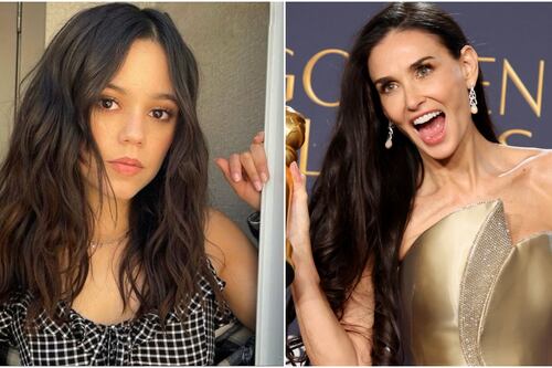 Demi Moore y Jenna Ortega usaron el mismo vestido: las separan 40 años pero así prueban que el buen gusto no tiene edad