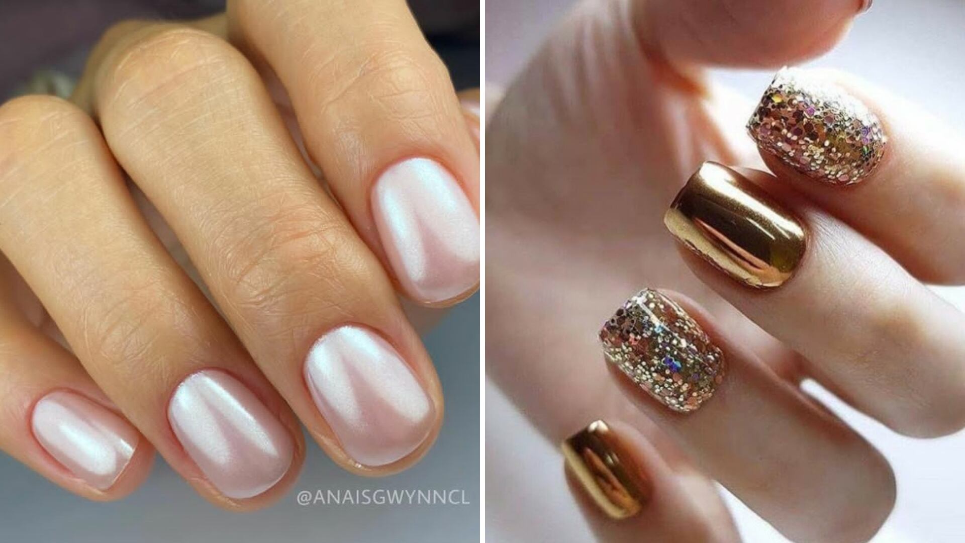 Así es el paso a paso para conseguir uñas cromadas con sombras para ojos.