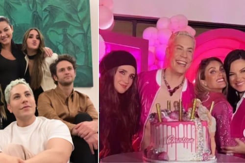 Dulce María tiene una asombrosa doble en Brasil y así reaccionó su esposo en las redes sociales