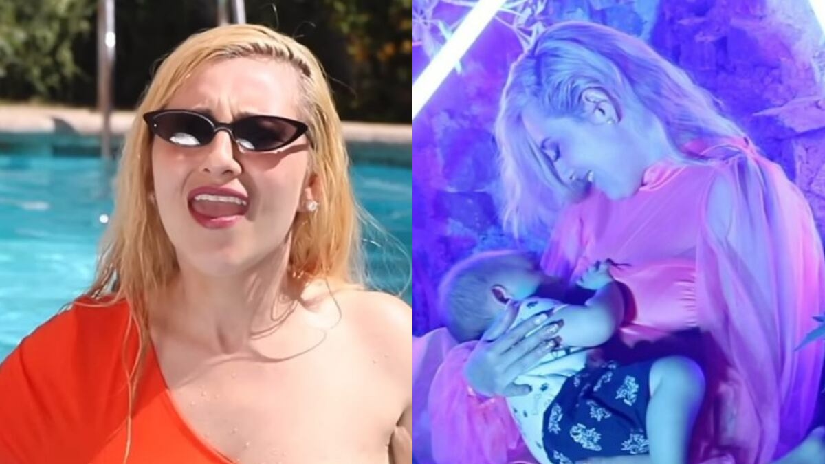 La influencer lanzó canción contra los deudores de pensión alimenticia