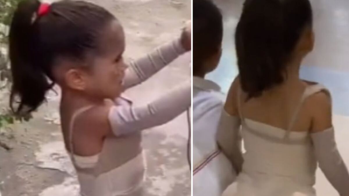 Redes se escandalizan por niña disfrazada con implantes de glúteos y pecho