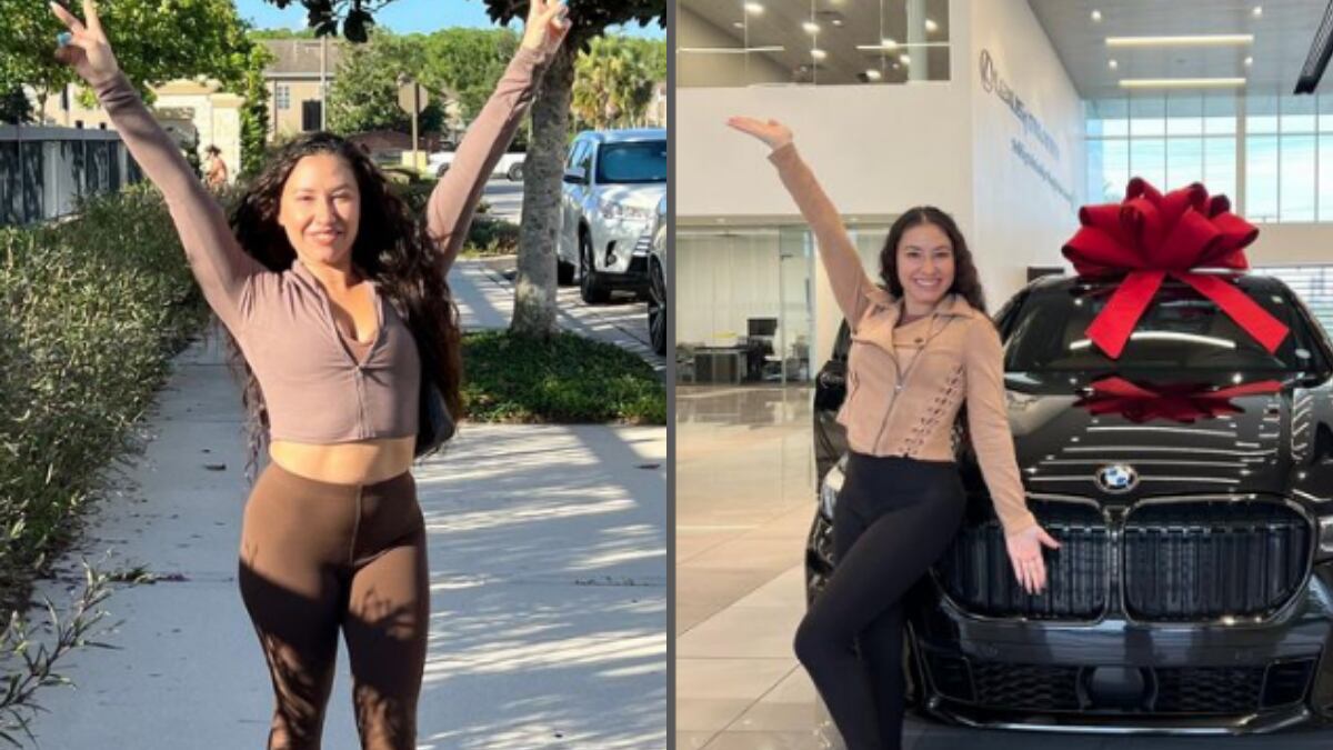 La mujer vive una vida de lujos