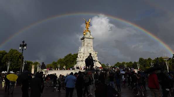 La imagen en el Palacio de Buckingham