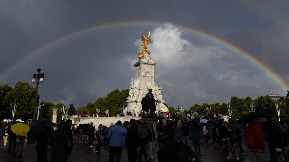 La imagen en el Palacio de Buckingham