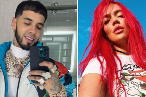 Anuel AA causa polémica al escribir canción a Karol G a dos meses de tener una hija con Yailin: “Te la dedico bebé”