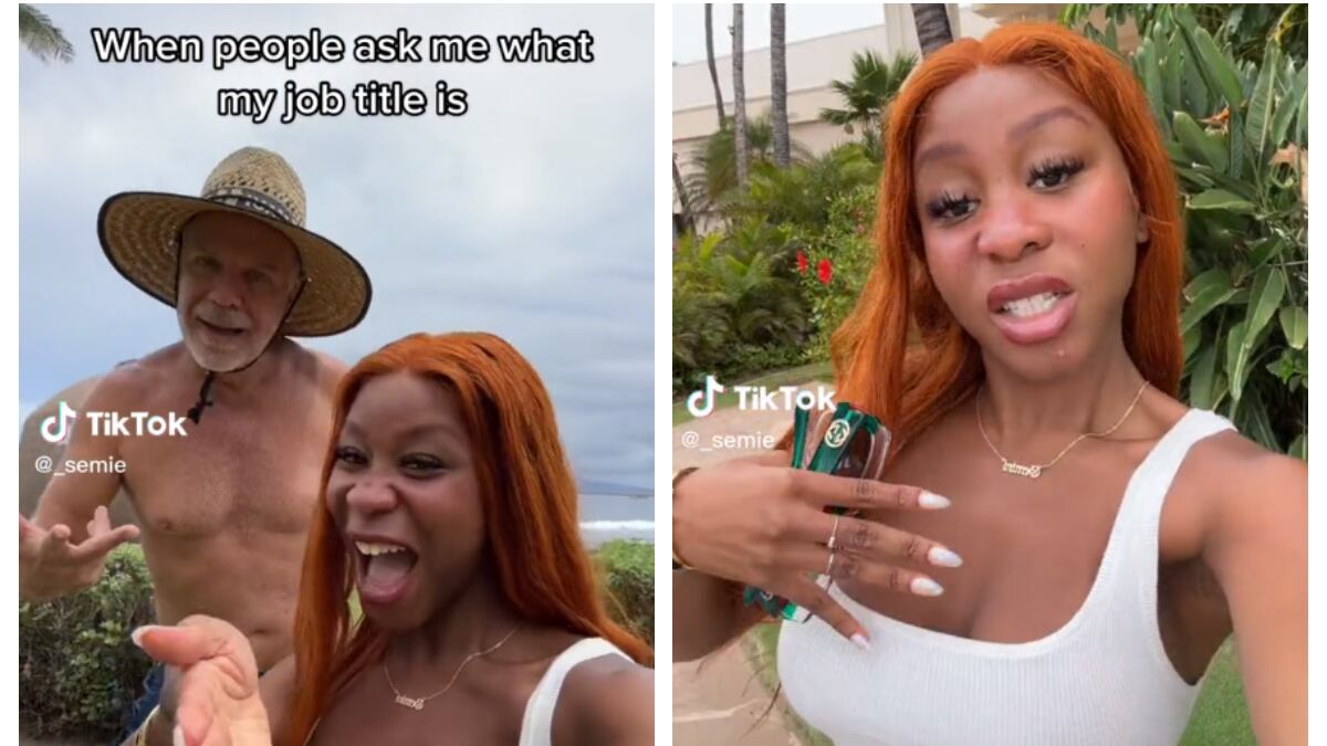 Semie es una tiktoker que viaja por el mundo, disfrutando los lujos de la vida, gracias a su esposo, quien paga todo