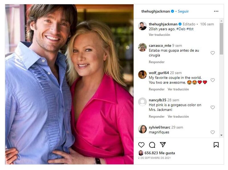 Hugh Jackman y su esposa, Deborra-Lee Furness, se casaron en 1996