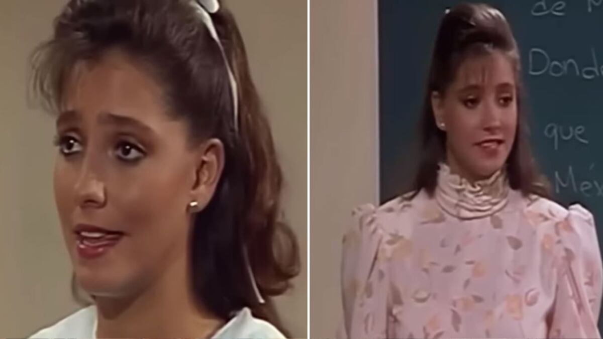 Gaby Rivero encarnó a la maestra Ximena en 'Carrusel'