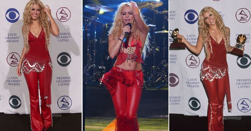 Shakira en los Latin Grammy 2000