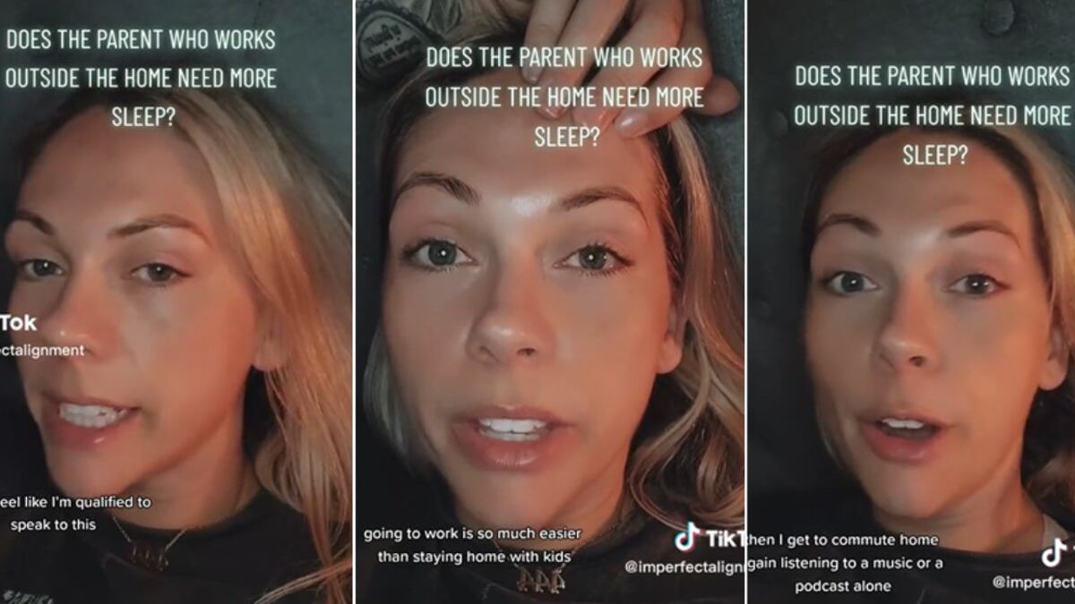 El video de TikTok se hizo viral, generando comentarios, algunos apoyando a la madre y otros considerando que los niños son primero que el trabajo