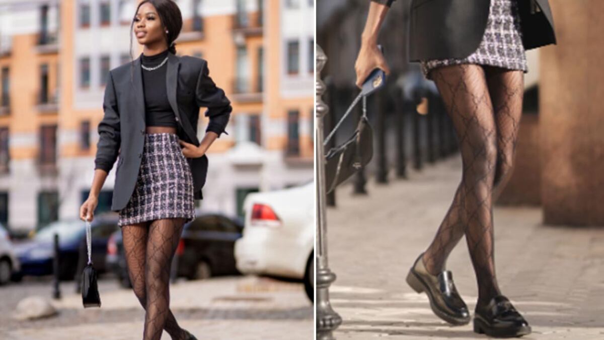 Moda faldas y mocasines