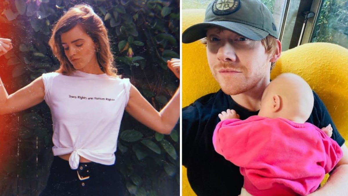 Emma Watson, Rupert Grint y Daniel Radcliffe